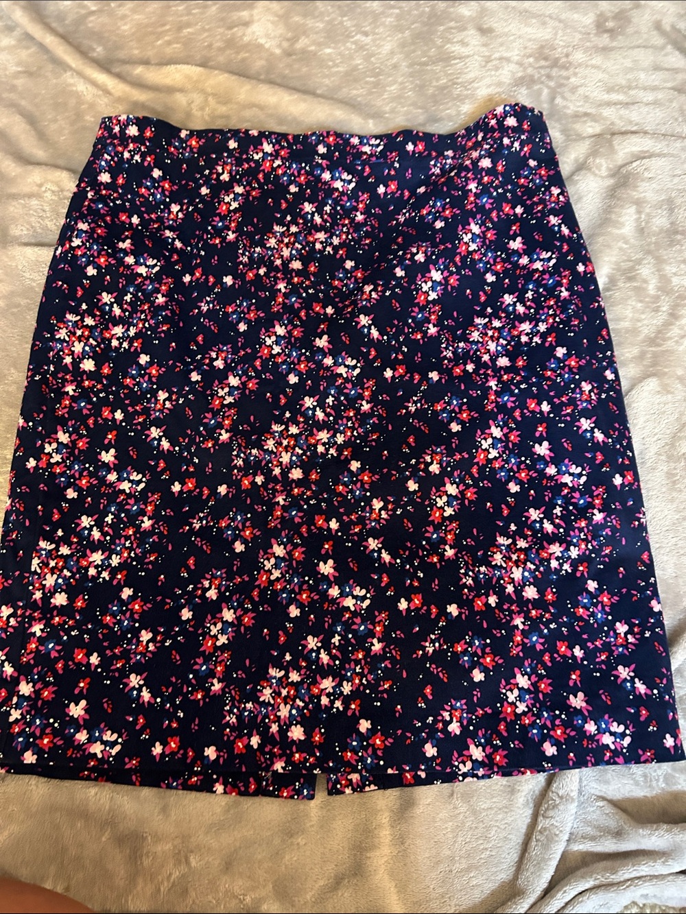 J crew floral pencil skirt